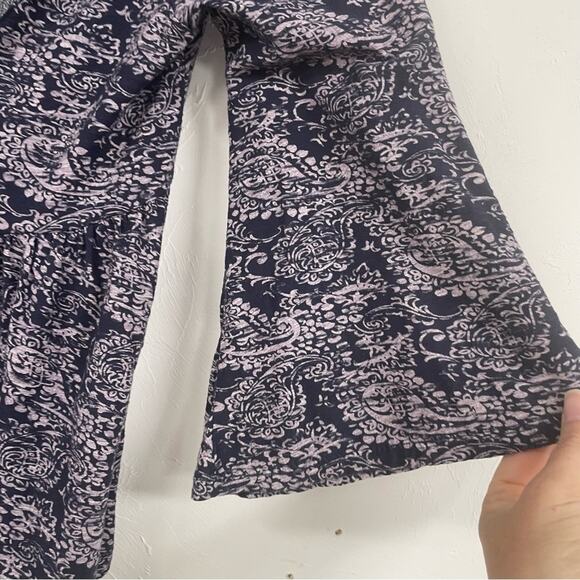 Akemi & Kin Paisley Print 3/4 Sleeve Flare Boho Blouse Womens S Cottage Core - Picture 4 of 10